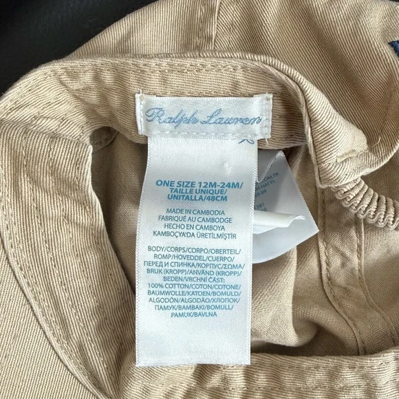 Ralph Lauren Beige Baseball Cap - Picture 3 of 3